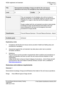 NZQA registered unit standard 27288 version 1  Page 1 of 3