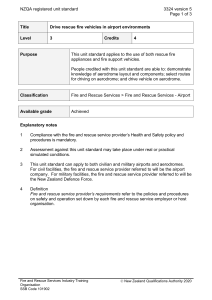 NZQA registered unit standard 3324 version 5  Page 1 of 3