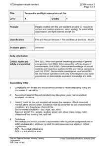 NZQA registered unit standard 20389 version 2  Page 1 of 4