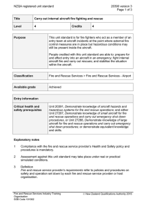 NZQA registered unit standard 20390 version 3  Page 1 of 3