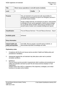 NZQA registered unit standard 3329 version 4  Page 1 of 4