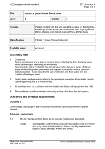 NZQA registered unit standard 27715 version 1  Page 1 of 3