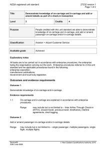 NZQA registered unit standard 27232 version 1  Page 1 of 2