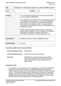NZQA registered Australian standard 26760 version 1  Page 1 of 3