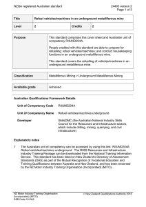 NZQA registered Australian standard 24493 version 2  Page 1 of 3