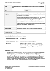 NZQA registered Australian standard 24491 version 2  Page 1 of 3