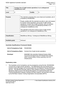 NZQA registered Australian standard 24494 version 2  Page 1 of 3