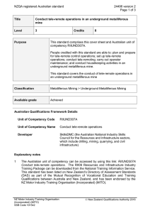 NZQA registered Australian standard 24496 version 2  Page 1 of 3