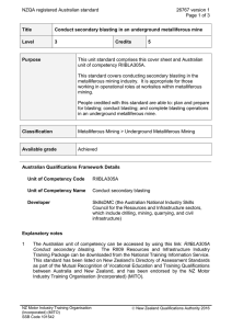 NZQA registered Australian standard 26767 version 1  Page 1 of 3