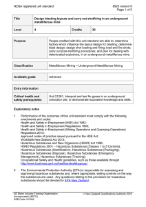 NZQA registered unit standard 8920 version 8  Page 1 of 5