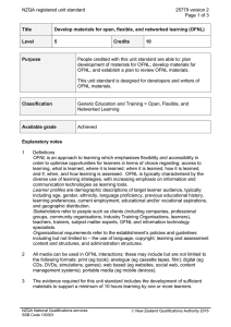 NZQA registered unit standard 25779 version 2  Page 1 of 3