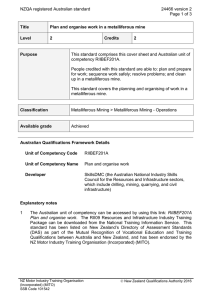 NZQA registered Australian standard 24466 version 2  Page 1 of 3