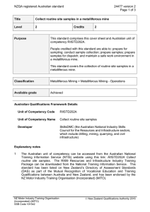 NZQA registered Australian standard 24477 version 2  Page 1 of 3