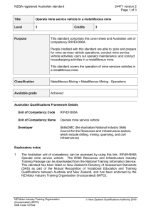 NZQA registered Australian standard 24471 version 2  Page 1 of 3