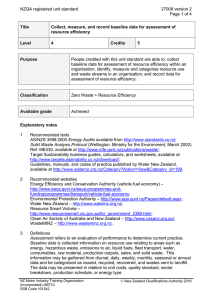 NZQA registered unit standard 27008 version 2  Page 1 of 4
