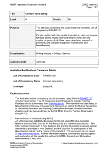 NZQA registered Australian standard 22492 version 2  Page 1 of 2