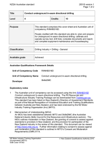 NZQA Australian standard 28316 version 1  Page 1 of 2