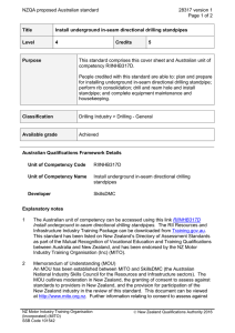 NZQA proposed Australian standard 28317 version 1  Page 1 of 2