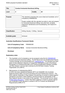 NZQA proposed Australian standard 28318 version 1  Page 1 of 2