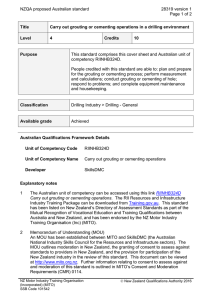 NZQA proposed Australian standard 28319 version 1  Page 1 of 2