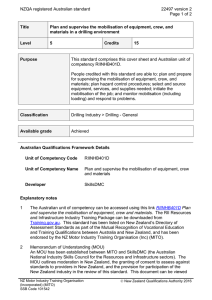 NZQA registered Australian standard 22497 version 2  Page 1 of 2