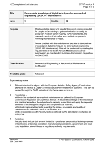 NZQA registered unit standard 27737 version 1  Page 1 of 3