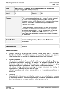 NZQA registered unit standard 27743 version 1  Page 1 of 3