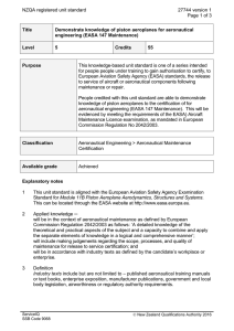 NZQA registered unit standard 27744 version 1  Page 1 of 3