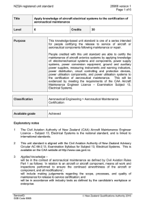 NZQA registered unit standard 26966 version 1  Page 1 of 6