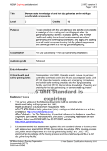 NZQA unit standard 21173 version 3