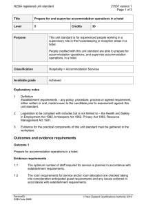 NZQA registered unit standard 27937 version 1  Page 1 of 3