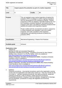 NZQA registered unit standard 26423 version 2  Page 1 of 4