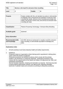 NZQA registered unit standard 301 version 5  Page 1 of 4