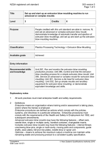 NZQA registered unit standard 303 version 5  Page 1 of 3