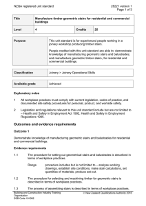NZQA registered unit standard 28221 version 1  Page 1 of 3