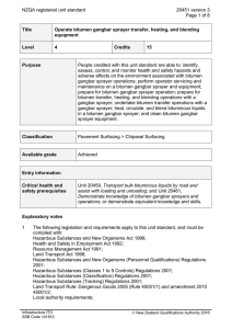 NZQA registered unit standard 20451 version 3  Page 1 of 8