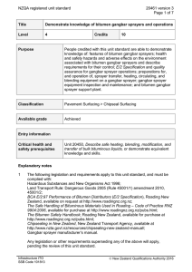 NZQA registered unit standard 20461 version 3  Page 1 of 7