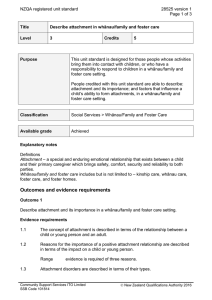 NZQA registered unit standard 28525 version 1  Page 1 of 3