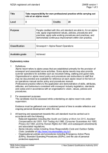 NZQA registered unit standard 29488 version 1  Page 1 of 3