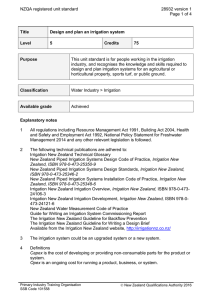 NZQA registered unit standard 28932 version 1  Page 1 of 4