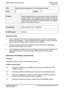 NZQA registered unit standard 12836 version 4  Page 1 of 3