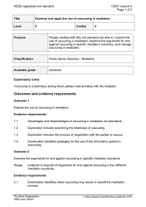 NZQA registered unit standard 12837 version 4  Page 1 of 2