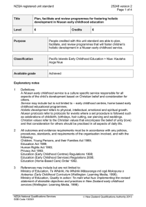 NZQA registered unit standard 25248 version 2  Page 1 of 4
