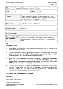 NZQA registered unit standard 20559 version 3  Page 1 of 4