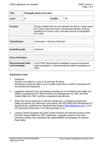NZQA registered unit standard 20557 version 3  Page 1 of 4