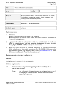 NZQA registered unit standard 20562 version 3  Page 1 of 3