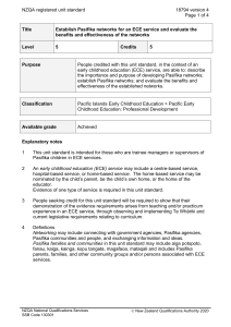 NZQA registered unit standard 18794 version 4  Page 1 of 4