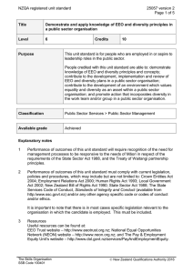 NZQA registered unit standard 25057 version 2  Page 1 of 5