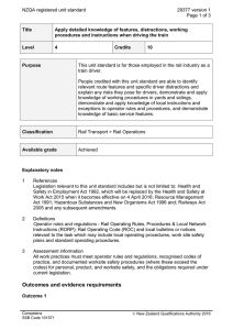 NZQA registered unit standard 29377 version 1  Page 1 of 3
