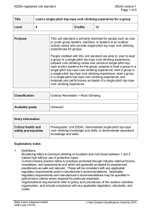 NZQA registered unit standard 26242 version 1  Page 1 of 8